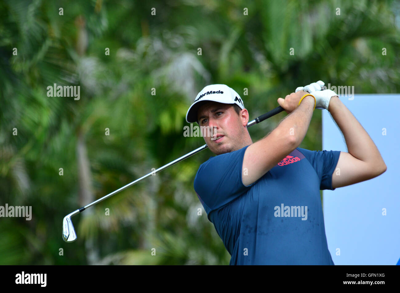 Chonburi, Thailand. 31. Juli 2016. Ryan Evans von England Spieler in Kings Cup 2016 um Phoenix Gold Golf & Country Club Pattaya am 31. Juli 2016 in Chonburi, Thailand. Bildnachweis: Chatchai Somwat/Alamy Live-Nachrichten Stockfoto