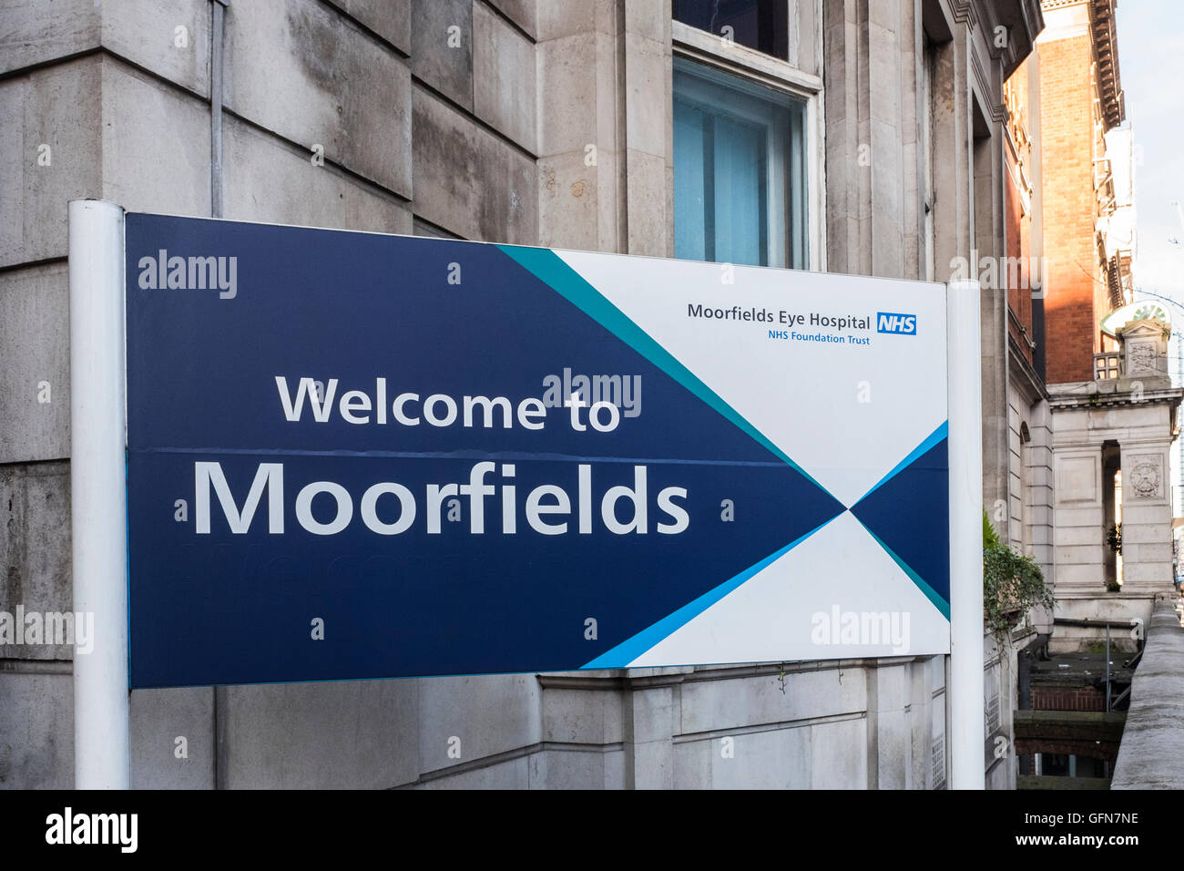 Moorfields Eye Hospital, London, England, Großbritannien Stockfoto