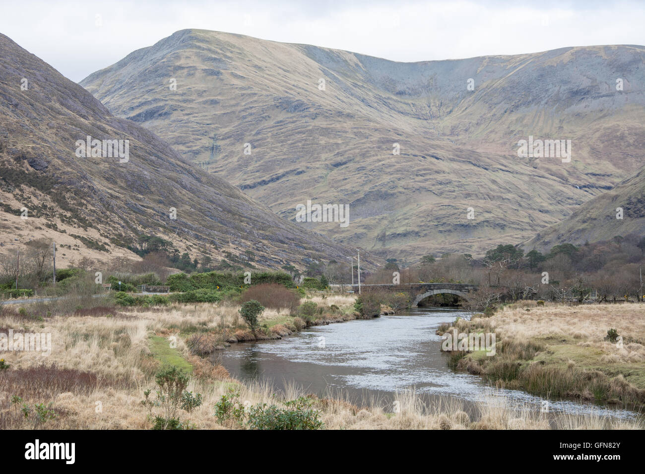 County Mayo, Grafschaft Galway Stockfoto