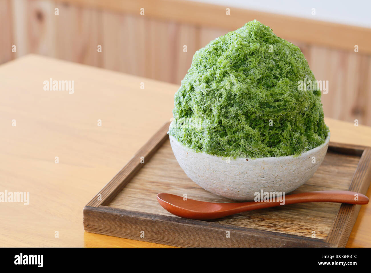 Japanischer Stil rasiert Eis Stockfoto