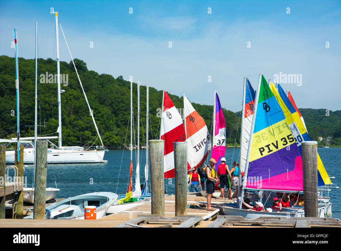 Mystic Seaport, Mystic, Connecticut, USA Stockfoto