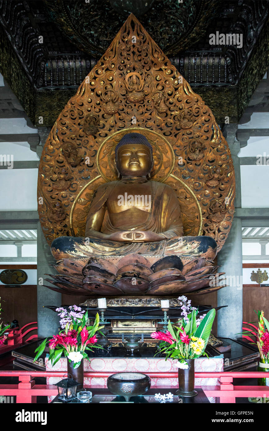 Byodo-In Tempel, Hawaii, USA, Sonntag, 8. Mai 2016. Stockfoto