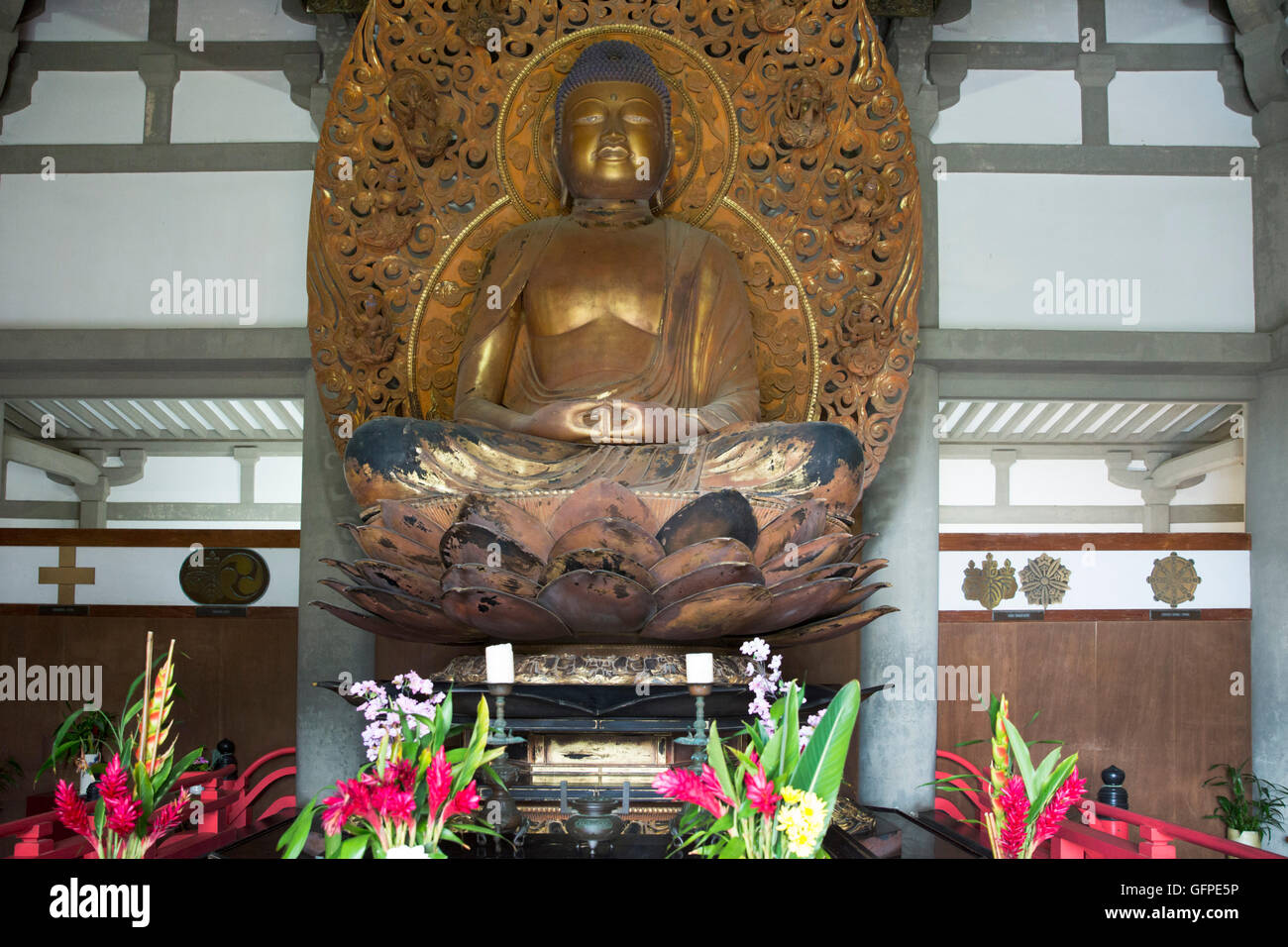 Byodo-In Tempel, Hawaii, USA, Sonntag, 8. Mai 2016. Stockfoto