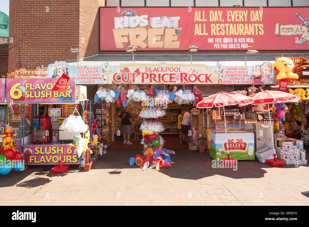 Blackpool. Preis Rock. Stockfoto