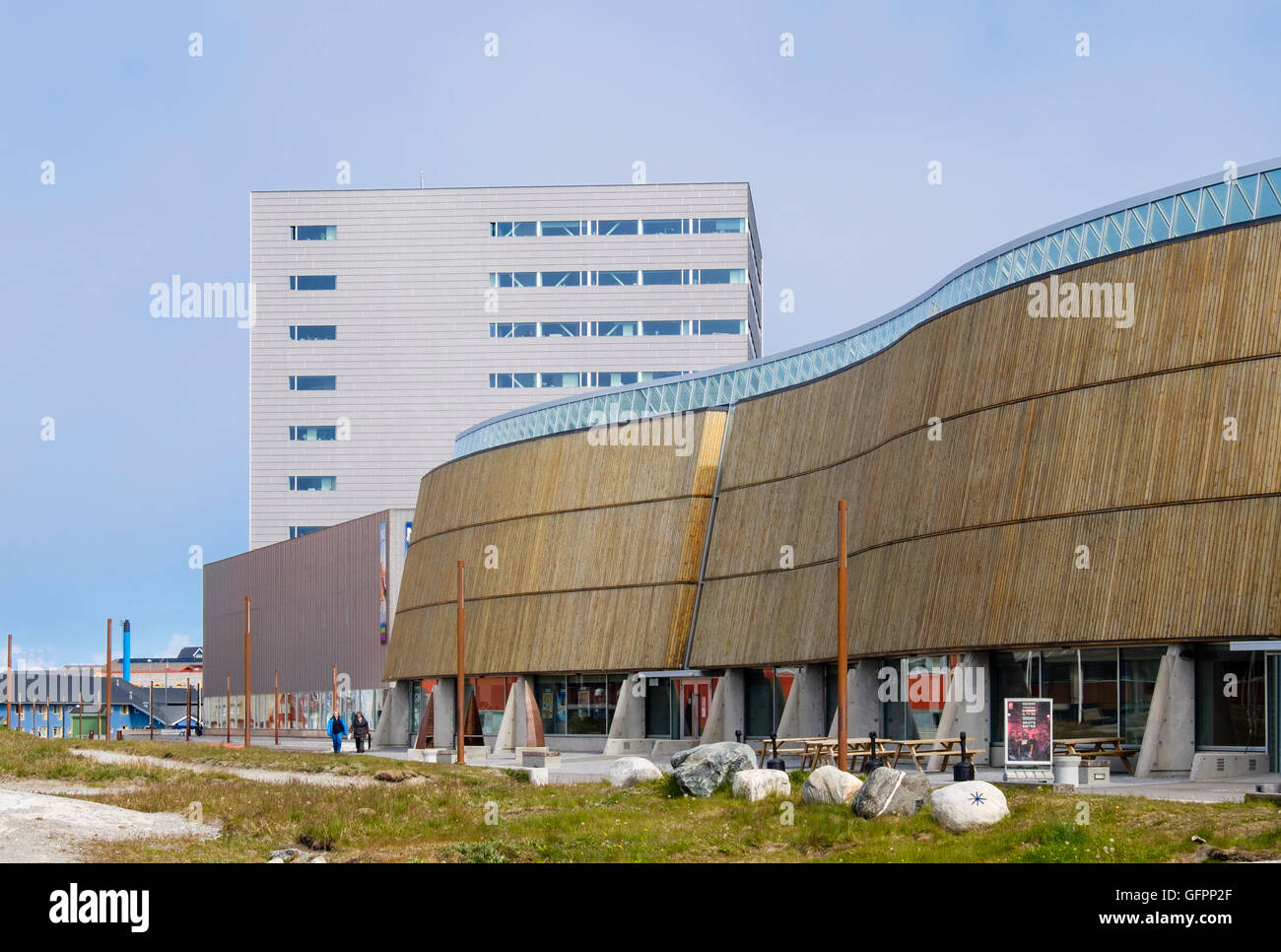 Kulturhaus Katuaq circa 1997 für Konzerte Filme Kunstausstellungen und
