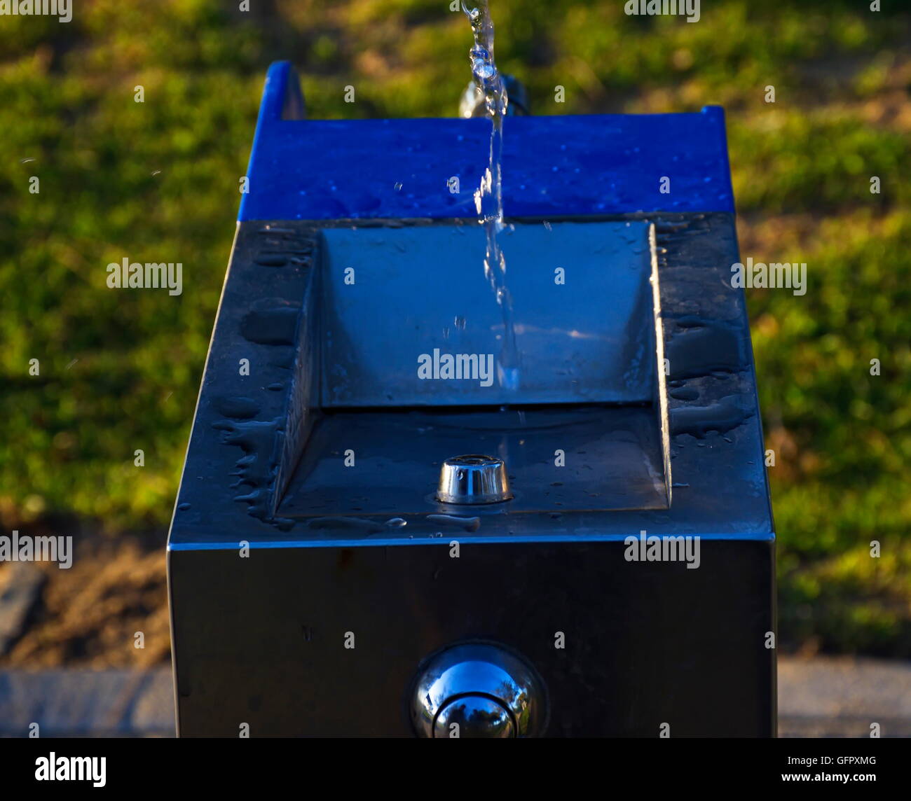 Wasser-Trinkbrunnen Stockfoto