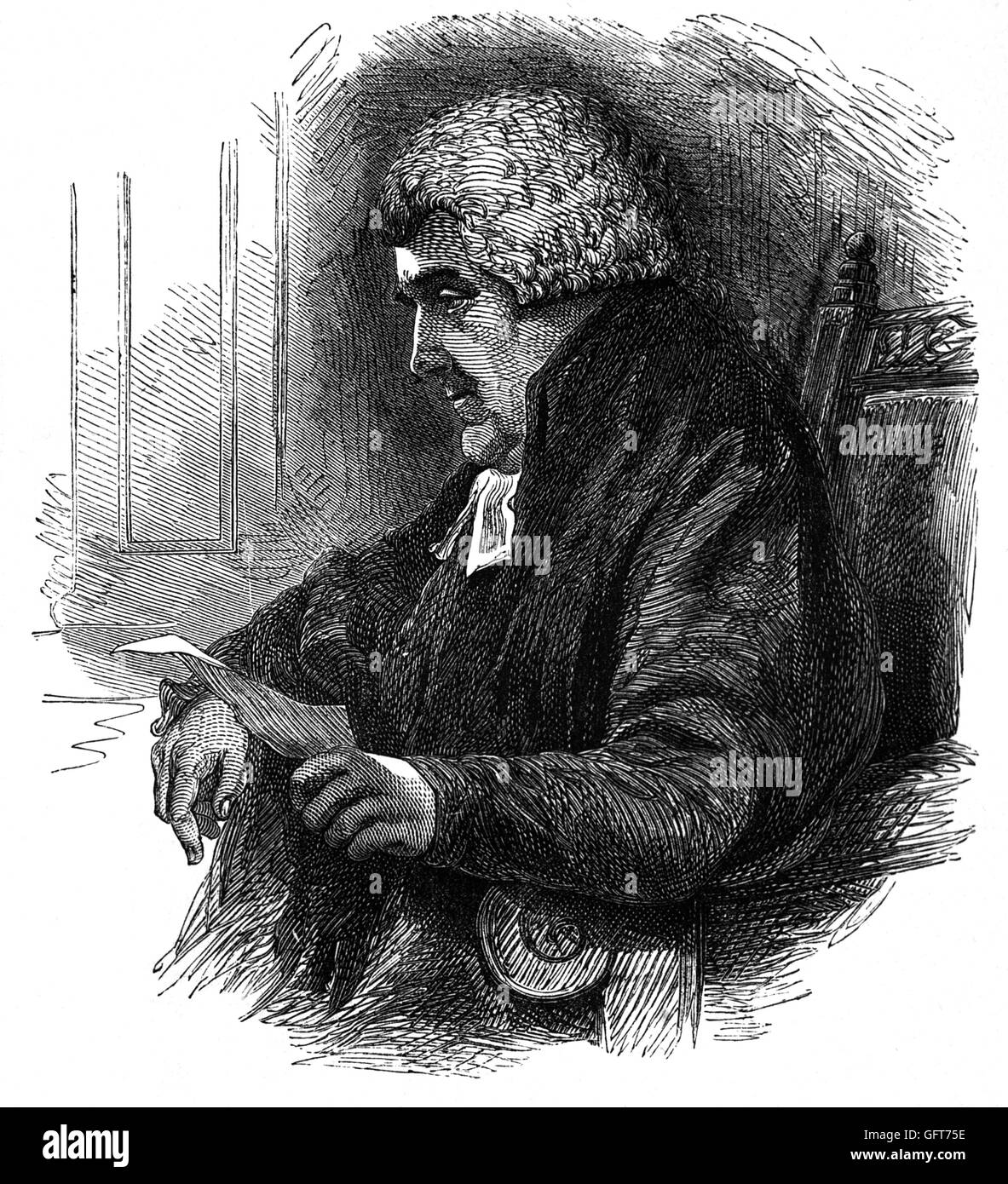 John Scott, war Lord Eldon (1751 – 1838), ein britischer Rechtsanwalt und Politiker. Er diente als ein Whig Lordkanzler von Großbritannien zwischen 1801 und 1806 und von 1807 bis 1827. Stockfoto