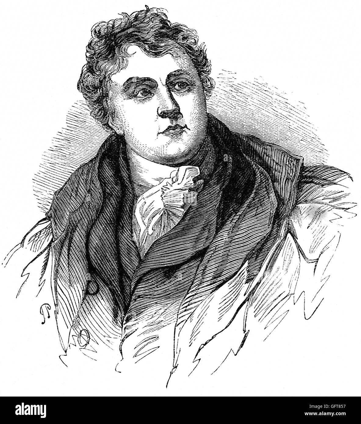 Sir James Mackintosh (1765 – 1832) war ein schottischer Jurist, Whig Politiker und Historiker. Er war ausgebildeter Arzt und Rechtsanwalt und arbeitete auch als Journalist, Richter, Administrator, Professor, Philosoph und Politiker. Von 1818 bis 1824 war er Professor für Recht und allgemeine Politik in der Ostindischen Handelskompanie College in Haileybury Stockfoto