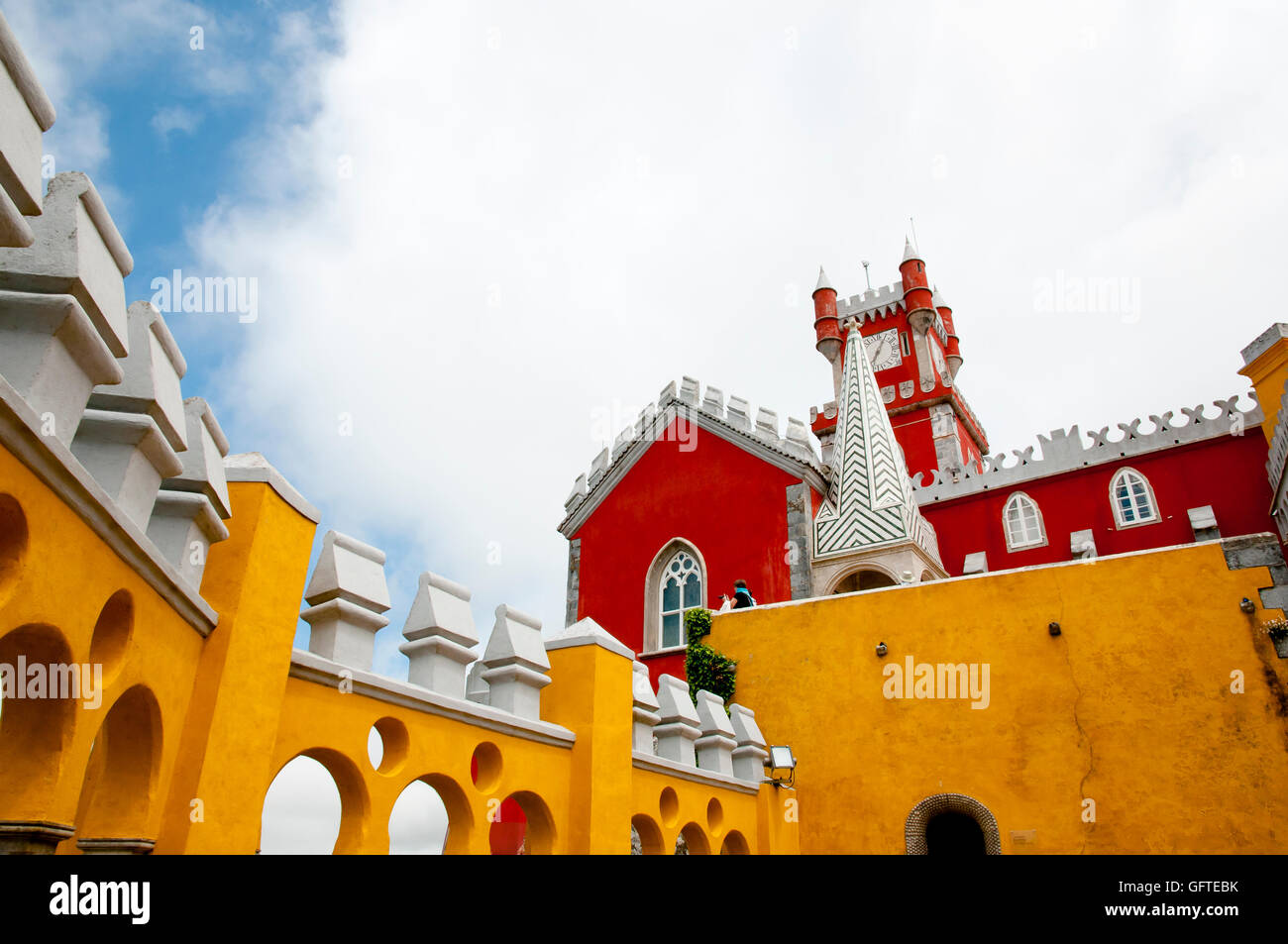 Pena-Palast - Sintra - Portugal Stockfoto