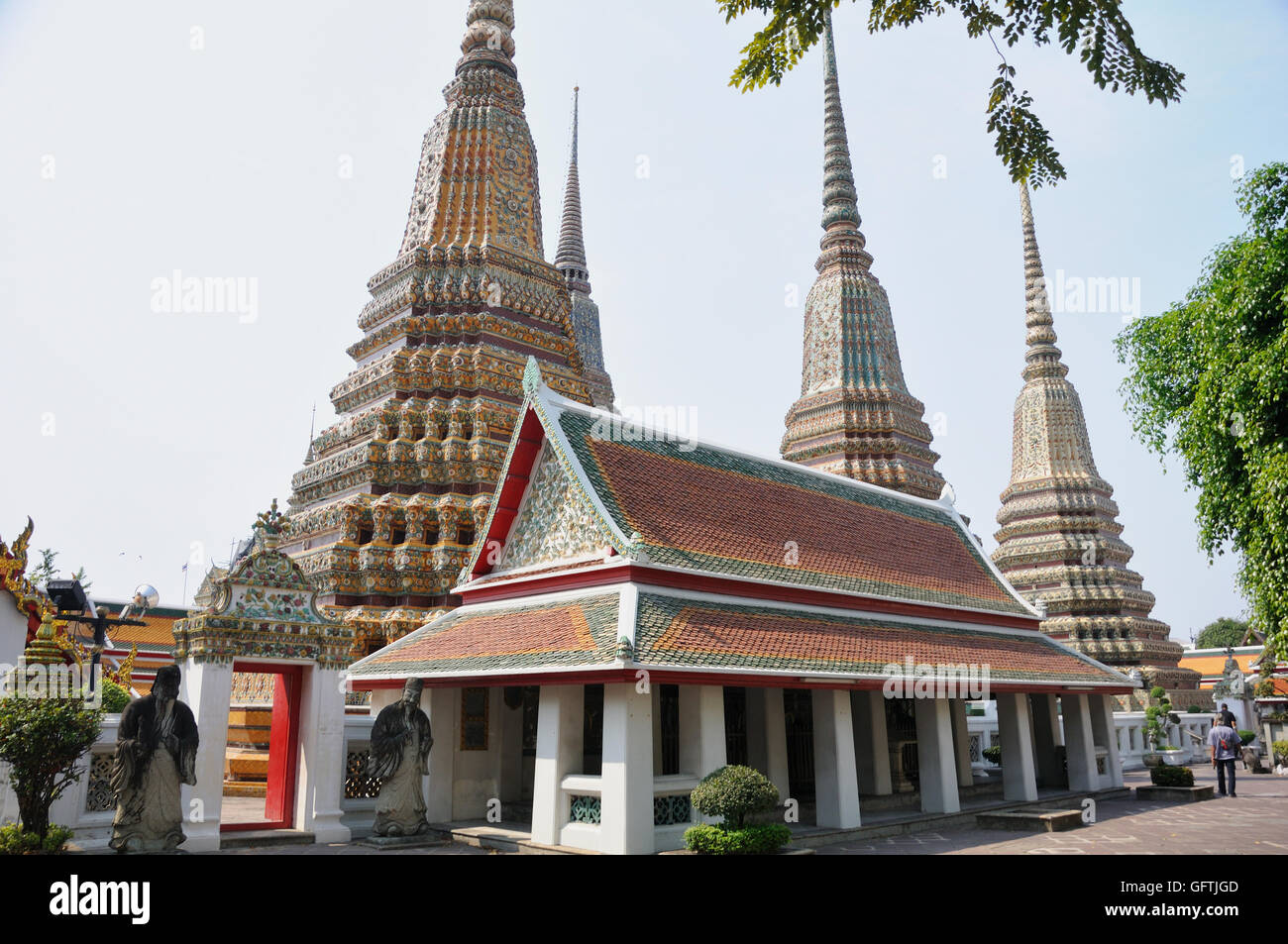 Medizin-Pavillon im Wat Pho, Thailand Stockfoto