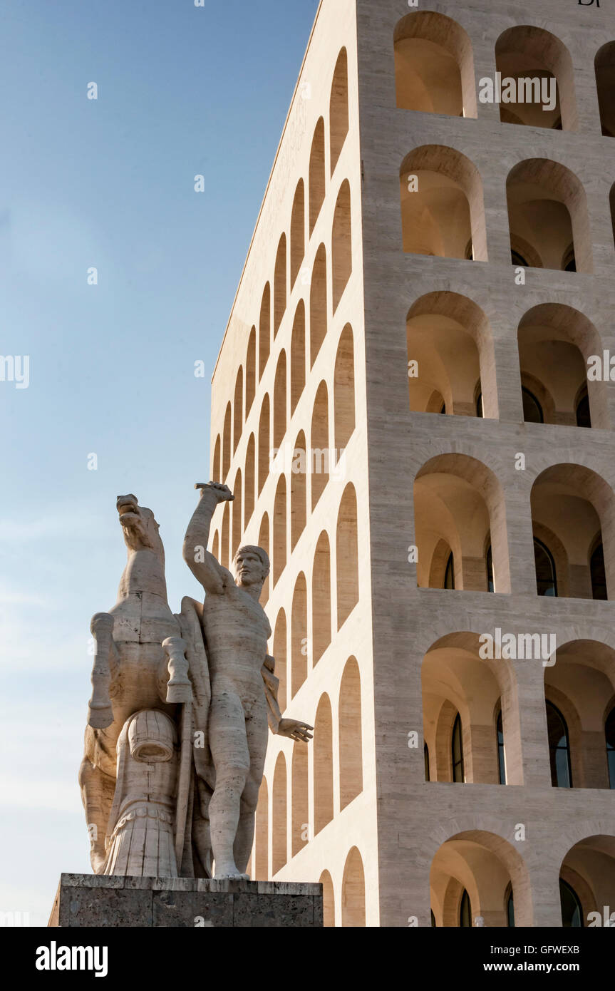 Palazzo della Civilta Italiana Stockfoto