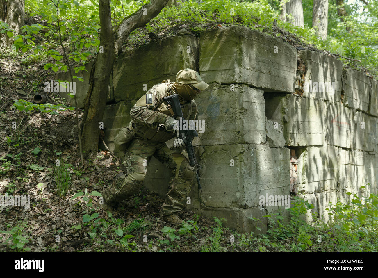 US Army Green Beret Stockfoto