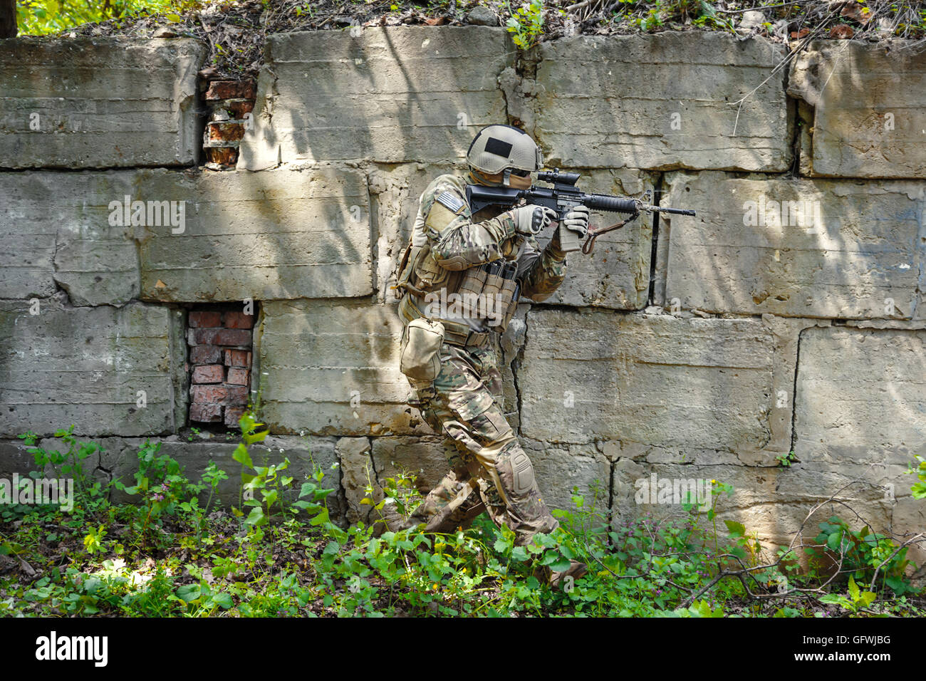 US Army Green Beret Stockfoto