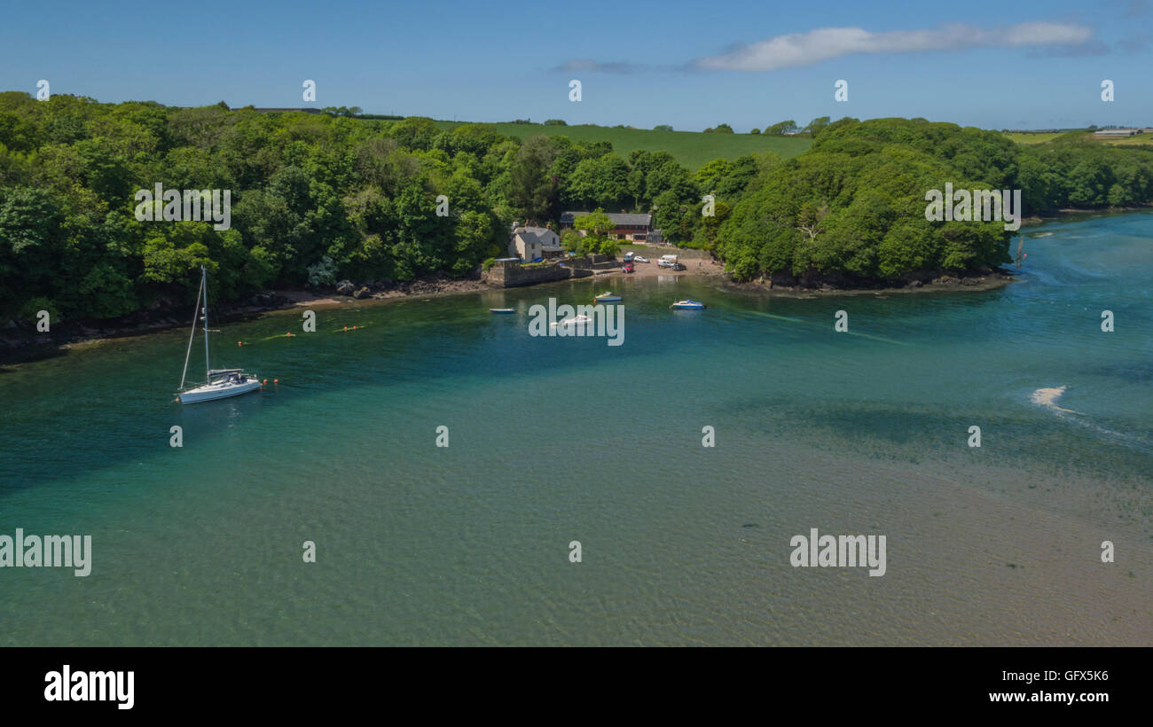 Sandy Haven Aerial Stockfoto