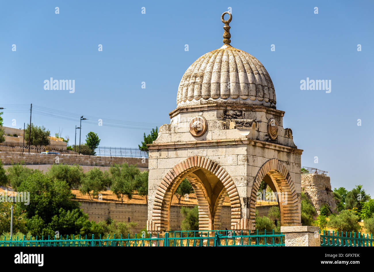 Grab des Mujir al-Din in Jerusalem Stockfoto