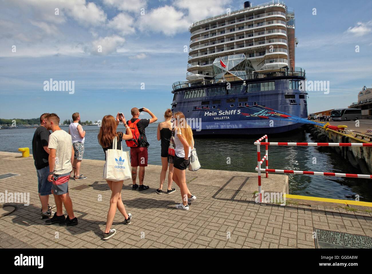 Gdynia Polen Den 3 August 2016 Gesamtansicht Des