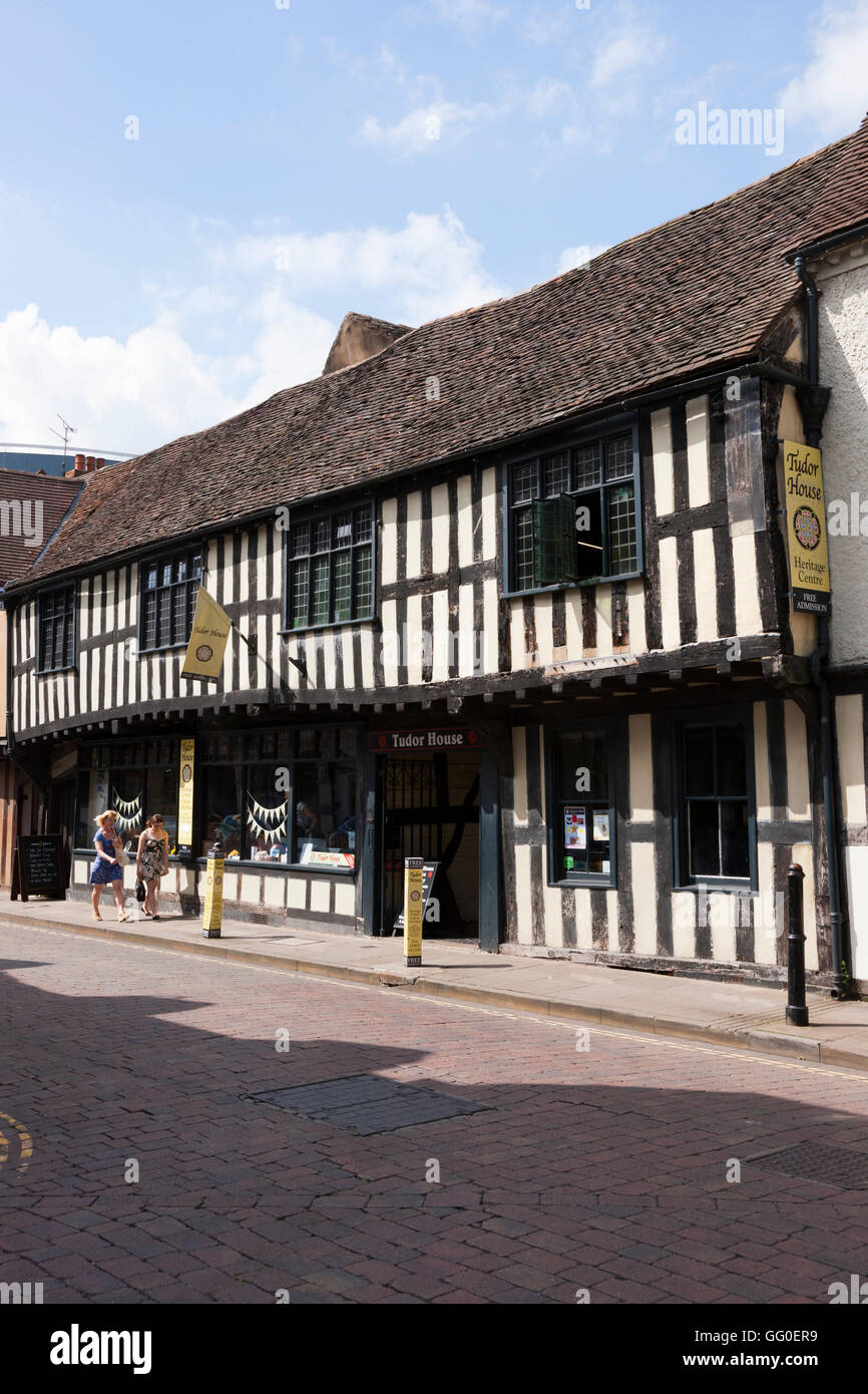 Das Tudor House Museum. Mönch St / Friar Street, Worcester WR1 2NA. UK Stockfoto