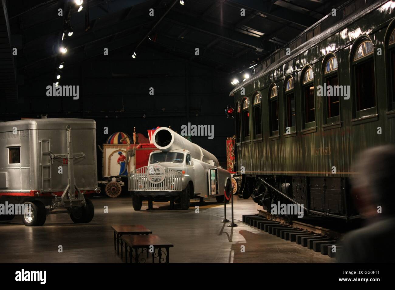 Ringling Zirkusmuseum Stockfoto