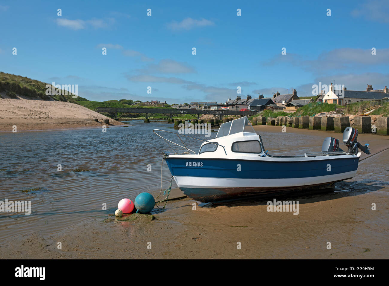 Cruden Bay an der schottischen Küste 26 Meilen nördlich von Aberdeen, Grampian. Region. VEREINIGTES KÖNIGREICH.  SCO 11.120. Stockfoto