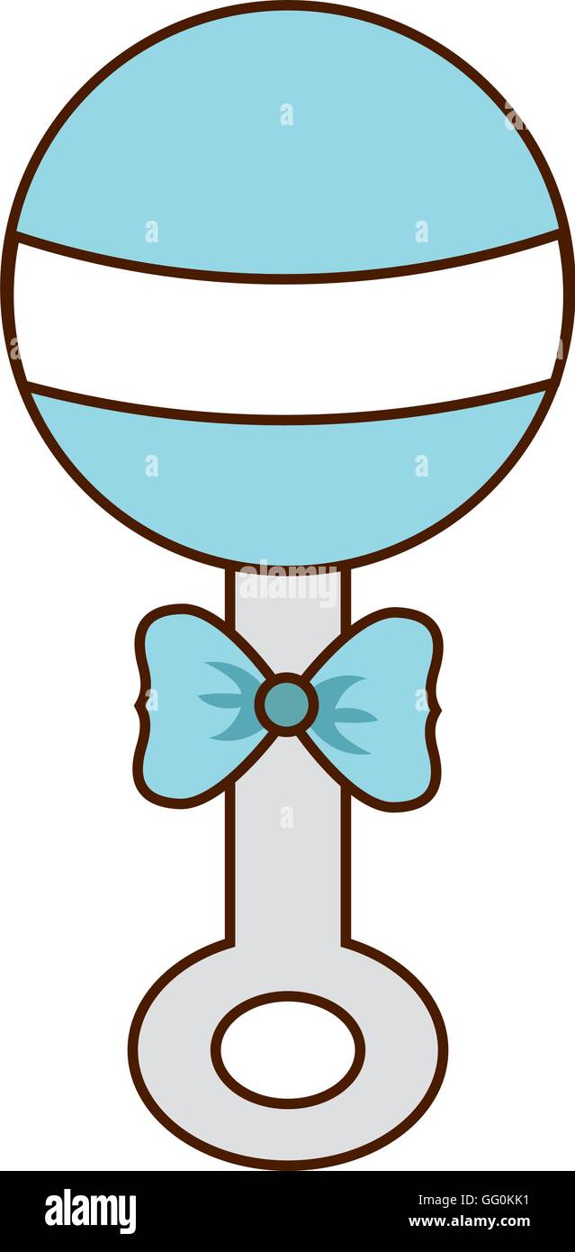 Baby Maracas Isolated Icon Vector Stockfotos Und Bilder Kaufen Alamy