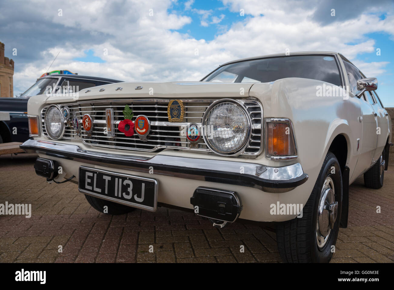 Alte Ford cortina Stockfoto