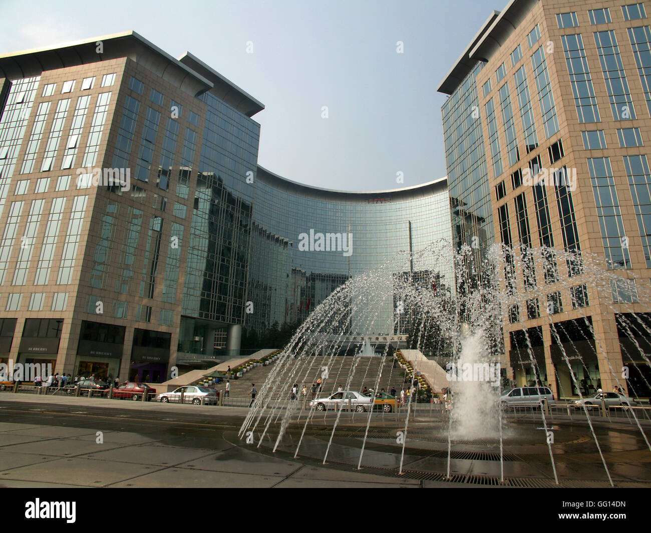 Das 5-Sterne Grand Hyatt Peking Hotel am East Chang An Avenue in Peking-China. Stockfoto