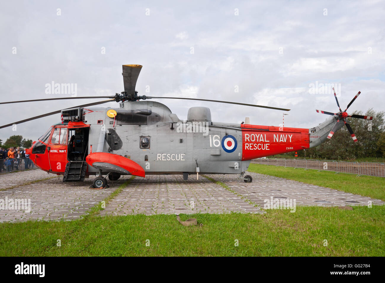 British Royal Navy Sea King Hubschrauber Stockfoto