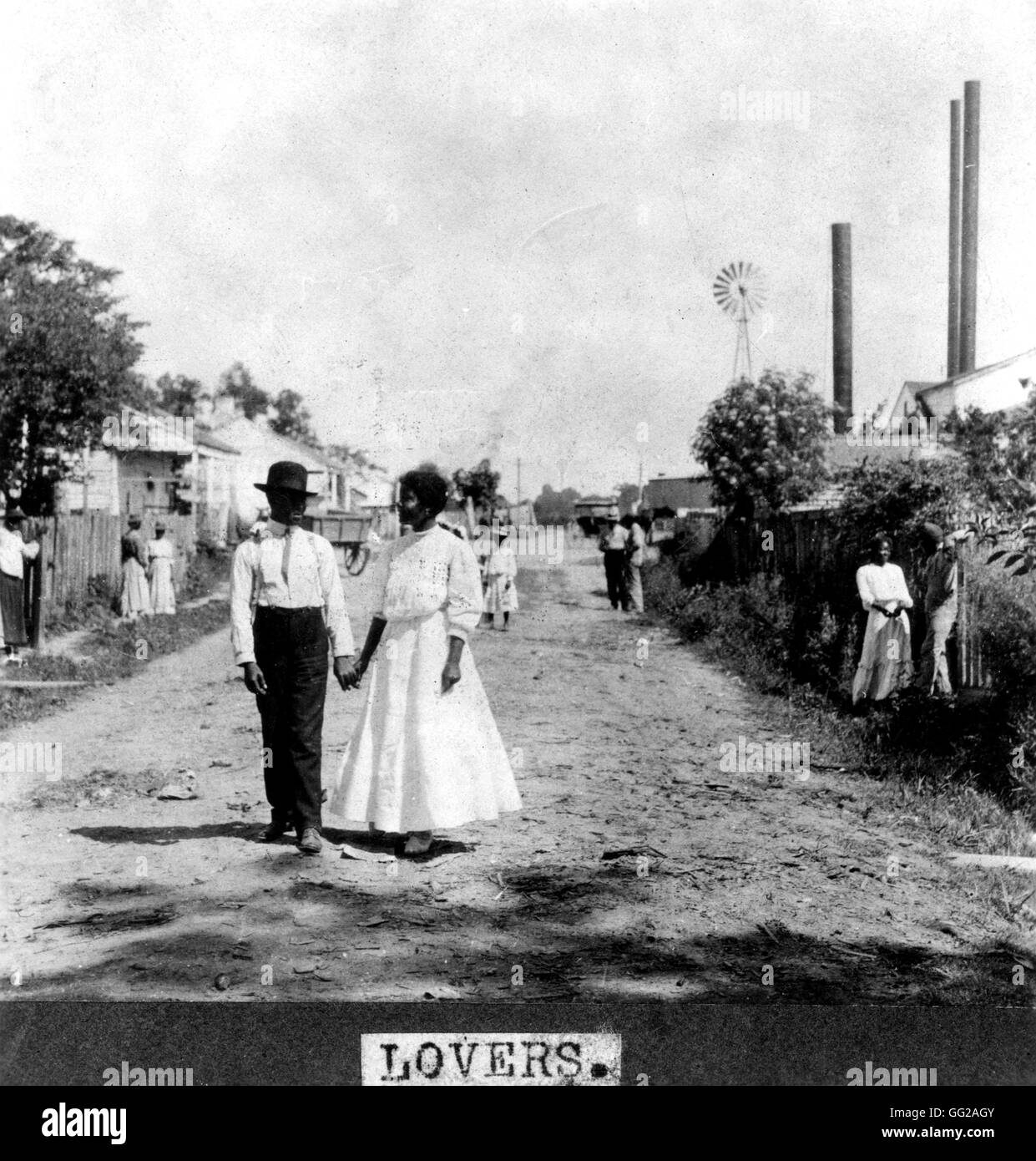 Schwarzen Liebhaber im Süden 1907 USA Washington. Library of Congress Stockfoto