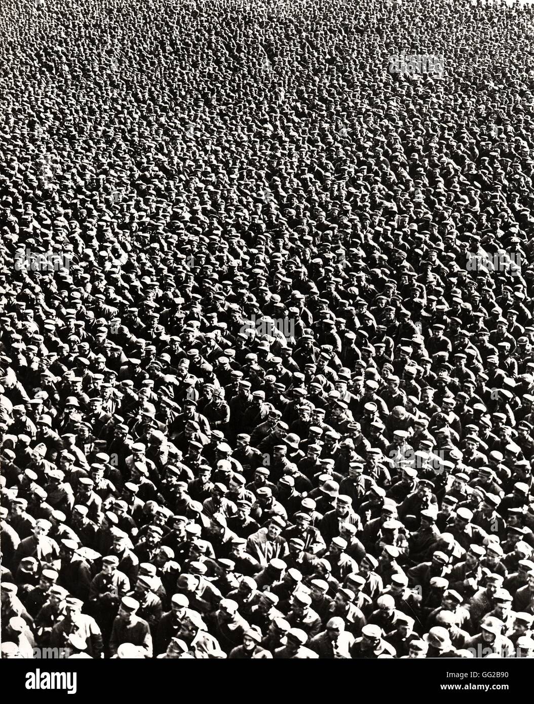 Deutschen Kriegsgefangenen 1918 Belgien, Weltkrieg London, Imperial Kriegsmuseum Stockfoto