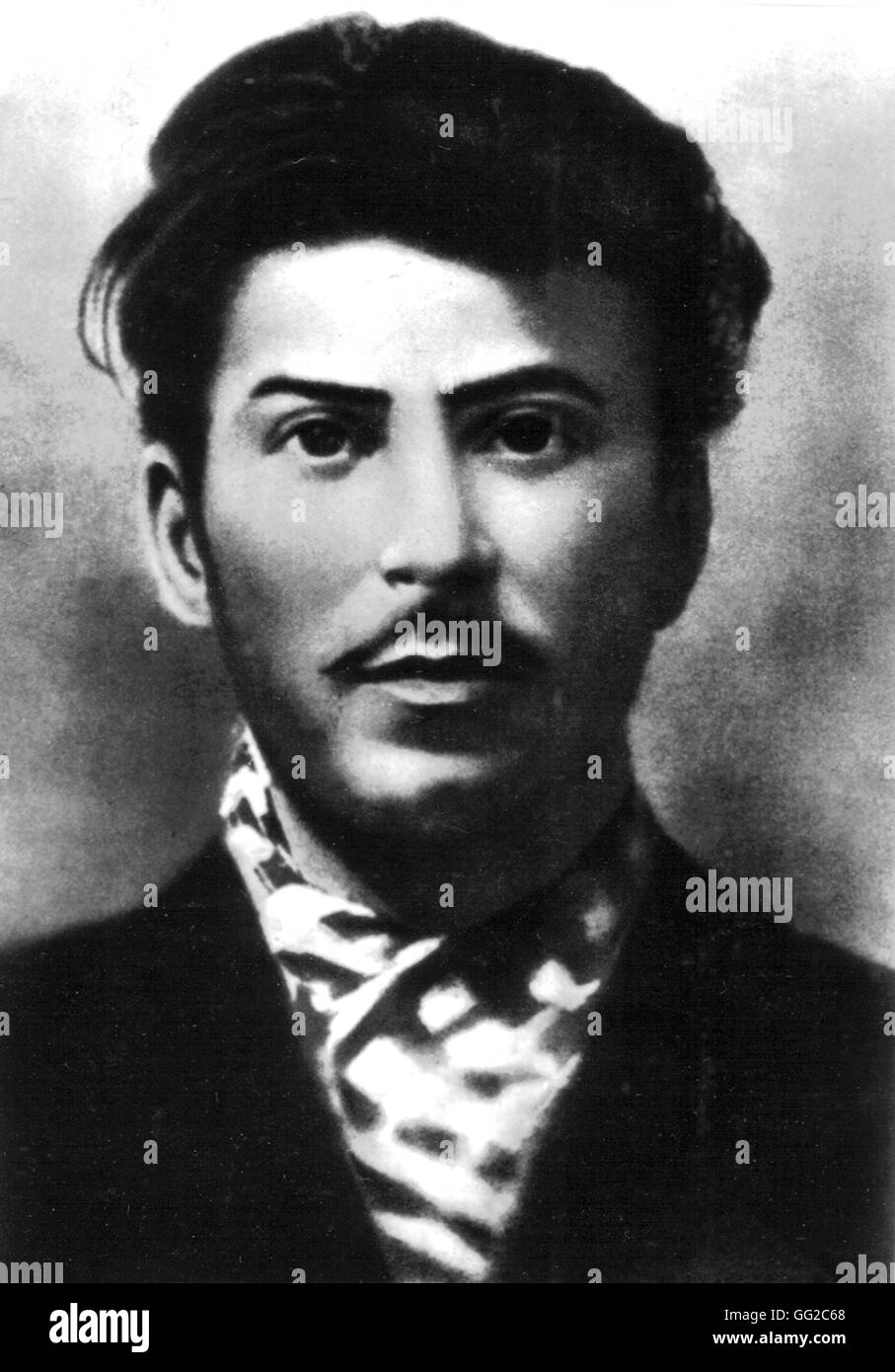 Stalin, Führer der bewaffneten Aufstände in Transkaukasien, während der ersten bürgerliches demokratische Revolution. 1905-Russland Stockfoto