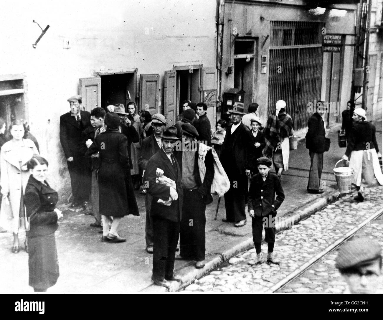 Jüdischen Ghetto in Deutschland 1933-1940 - Zweiter Weltkrieg Paris. Bibliothèque nationale Stockfoto