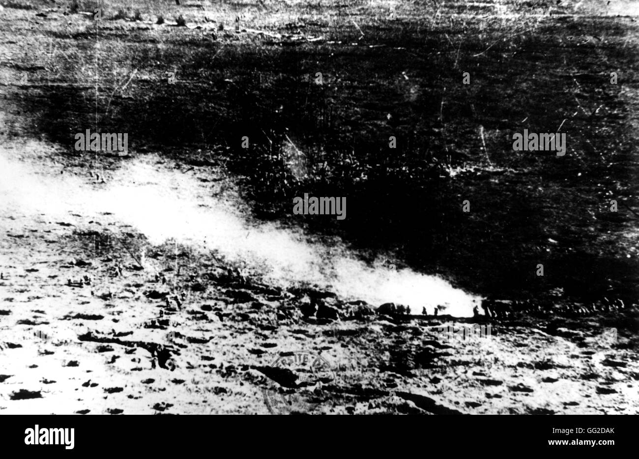 Schlacht des ersten Weltkrieges Somme 1917 - Frankreich Vincennes. Kriegsmuseum Stockfoto