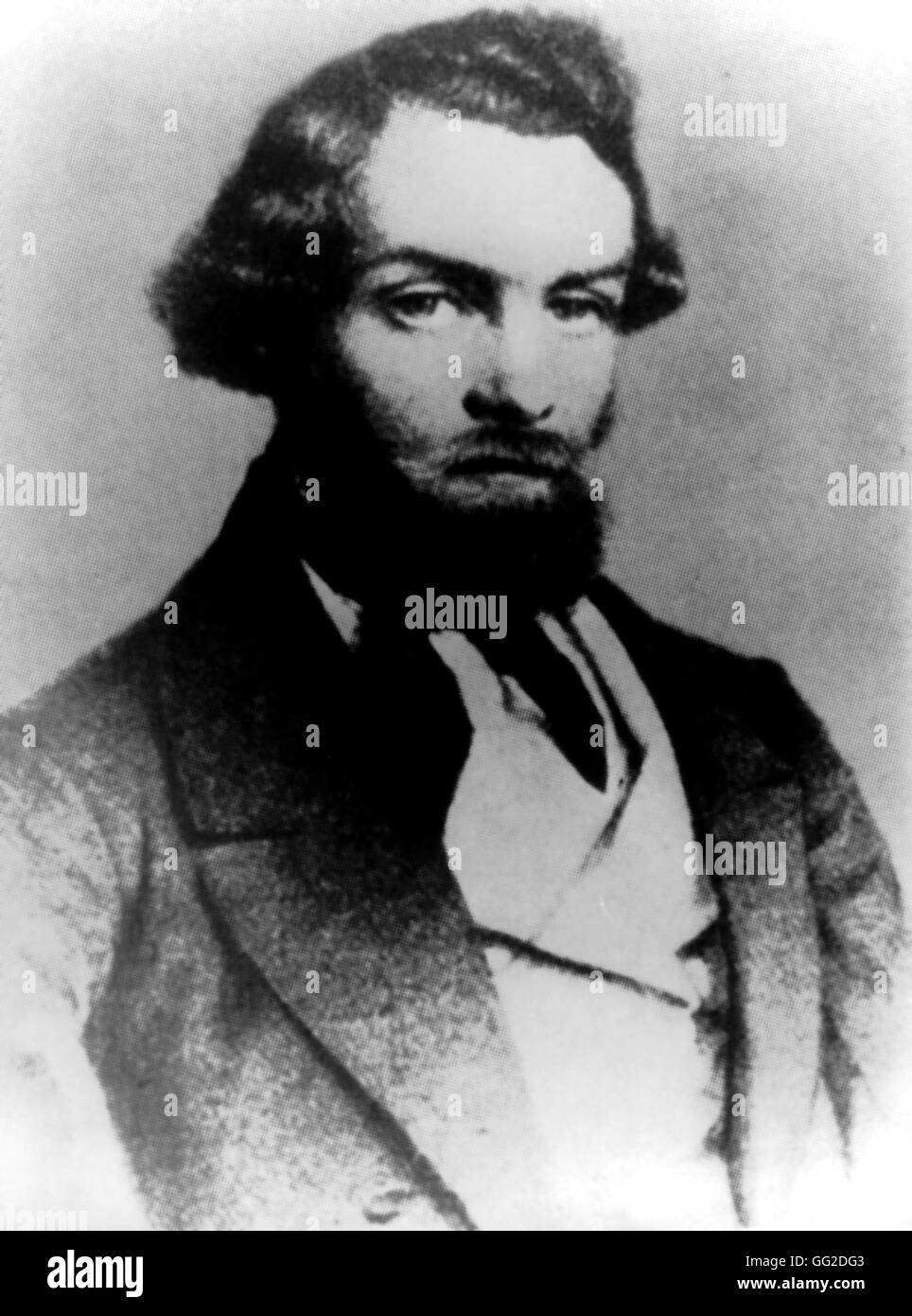 Stephan Born (1824-1893), Typograf, Marxs außerordentlicher in Brüssel, Führer der Gesamtverband der deutschen Arbeitnehmer des 19. Jahrhunderts Deutschland Karl Marx Hauss Stockfoto