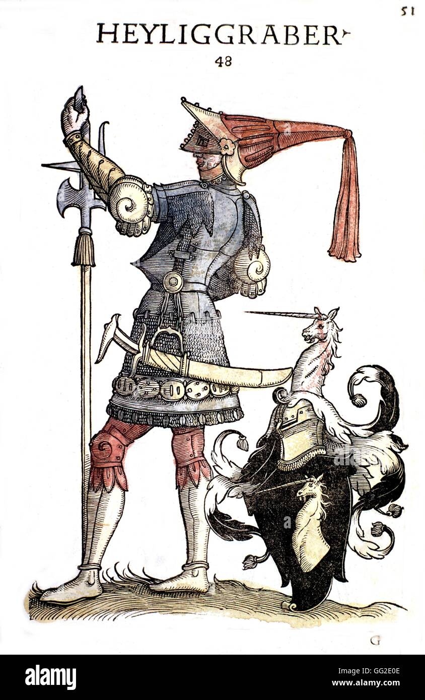 Charles V Krönung Buch (1500-1558). Beamte, Richter und Konsuln des kaiserlichen Hauses 1562 Stockfoto