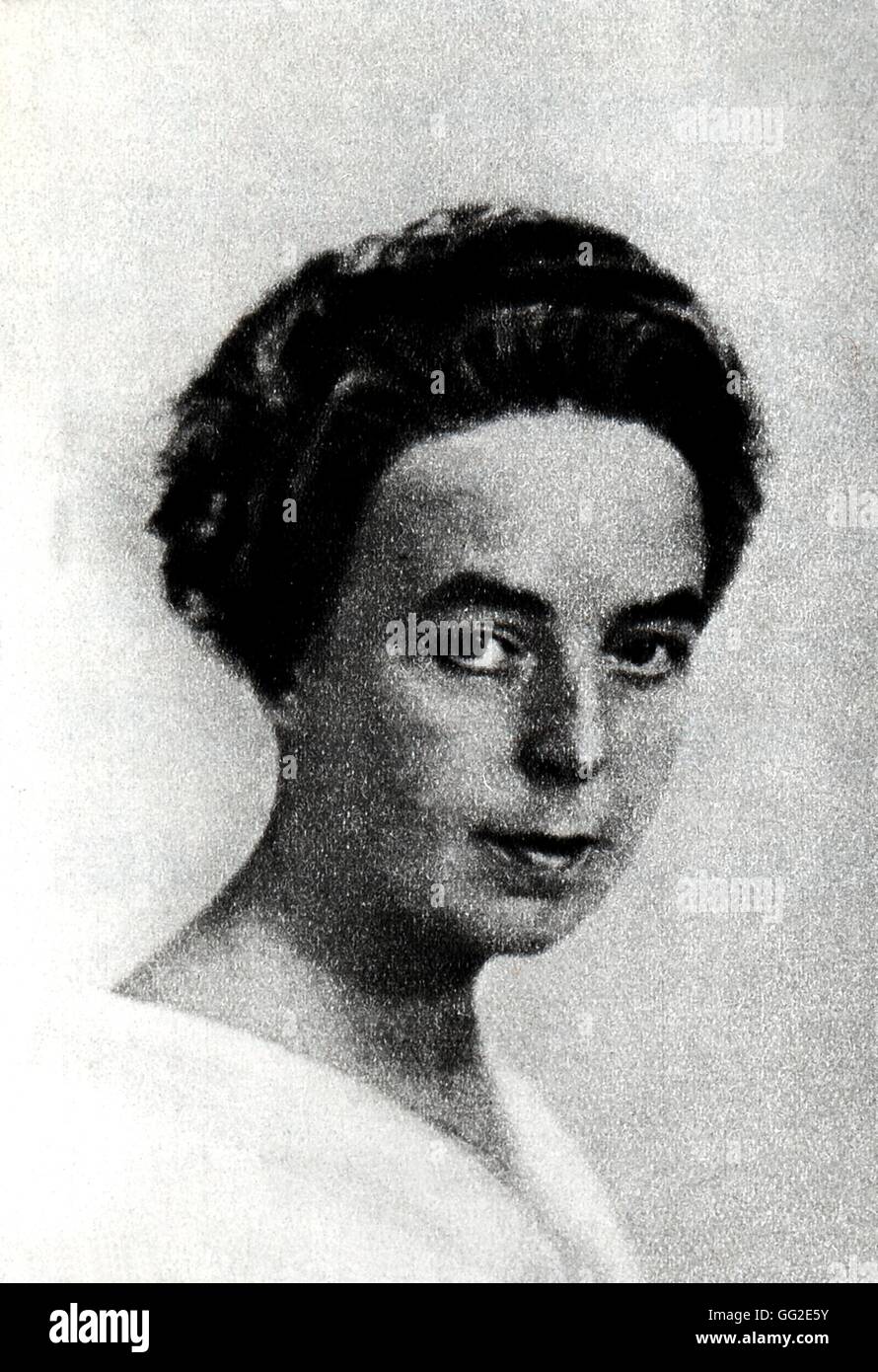 Arzt Elsbeth Schragmüller, deutschen Meisterspion in Antwerpen sie war die einzige Frau, die an das deutsche Militär geheime Fotos des Krieges Deutschland, Weltkrieg zwingt Stockfoto