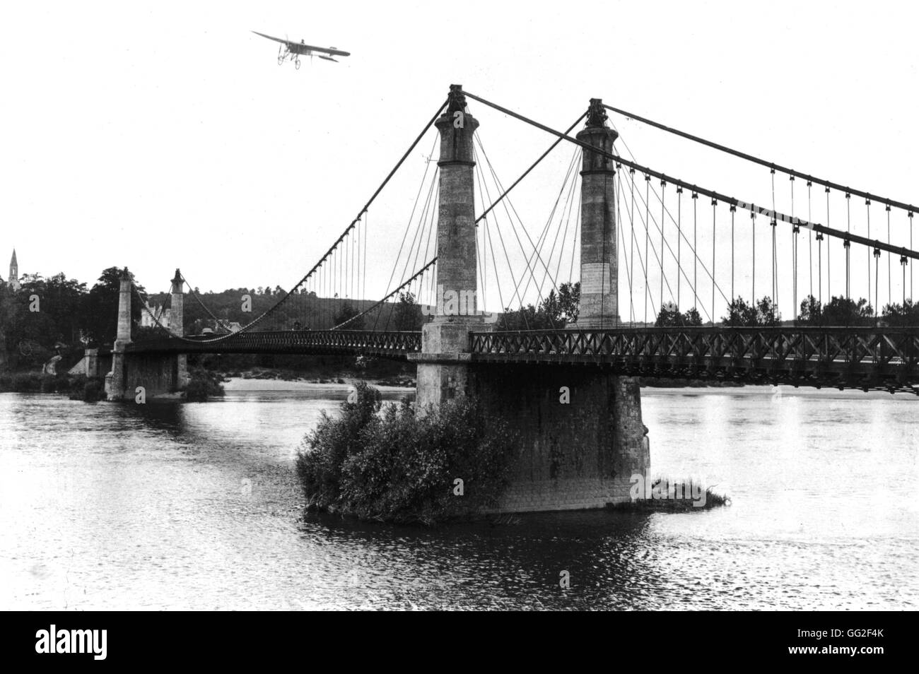 Anjou-Schaltung. Haurel in einer Blériot. Juni 1912 Frankreich Paris. Bibliothèque Nationale Stockfoto