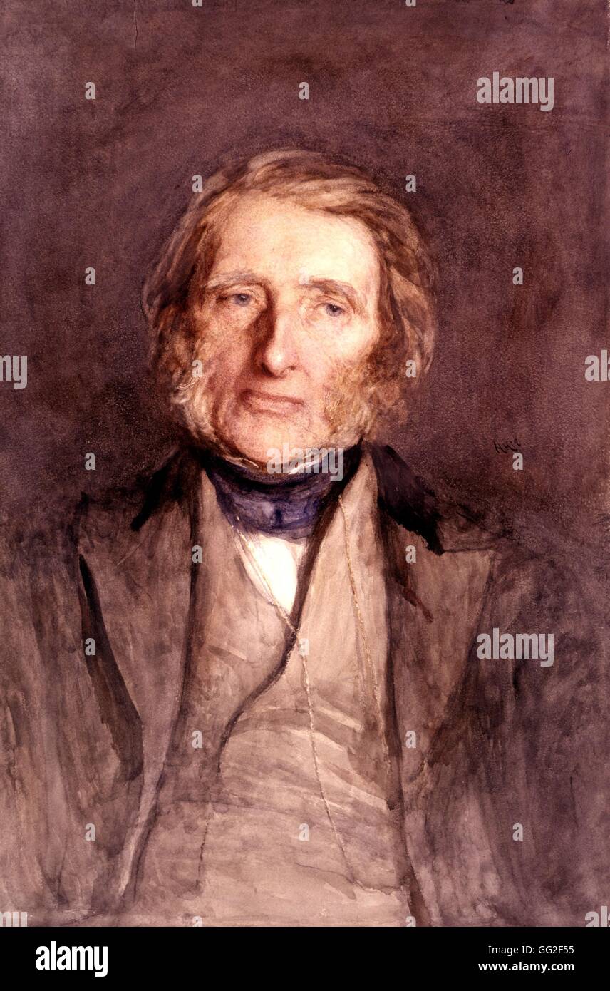 Sir H. von Herkomer John Ruskin, britischer Schriftsteller und Kunst Kritiker (1810-1860) London des 19. Jahrhunderts. National Portraitgalerie Stockfoto