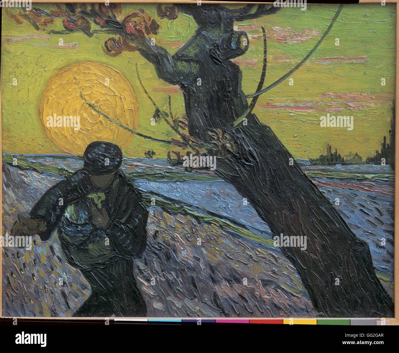 Vincent Van Gogh Niederländisch Schule der Sämann November 1888 Öl auf Leinwand (32,5 x 40,3 cm) Amsterdam, Van Goghmuseum Stockfoto