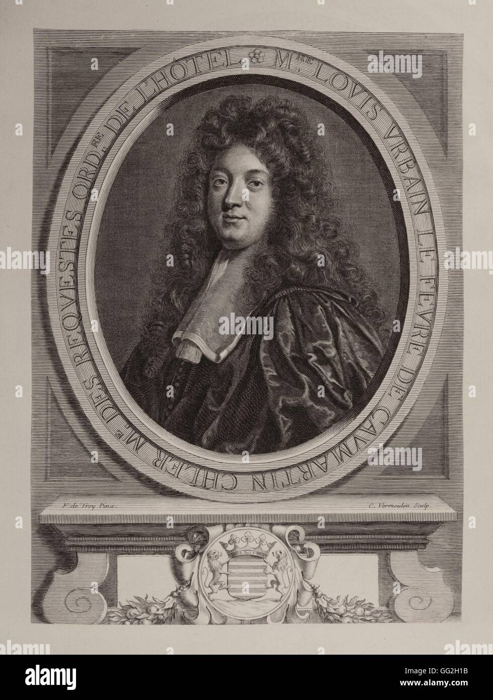 Louis Urbain Lefebvre de Caumartin, (1653-1720), Stadtrat, das Parlament von Paris, dann Stadtrat der Staat und Intendant des Finanzen während der Herrschaft von Louis XIV. Stockfoto