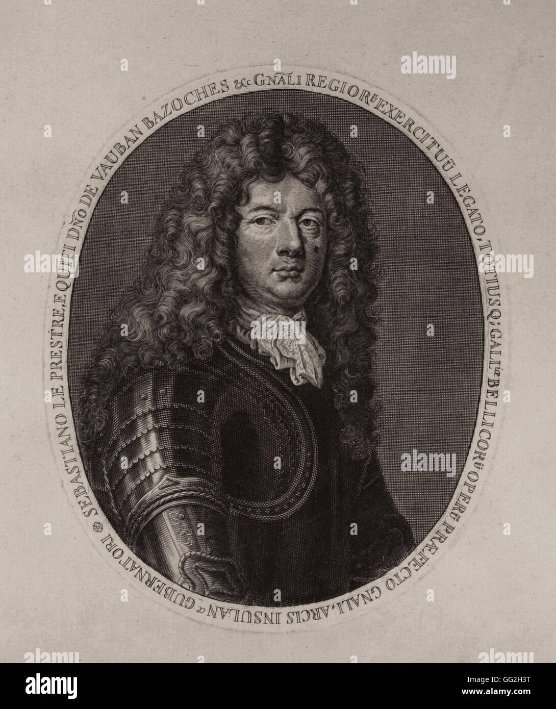 Sébastien Le Prestre, Marquis de Vauban (1633-1707), französischer Ingenieur, militärischer Architekt und Stadtplaner. Stockfoto