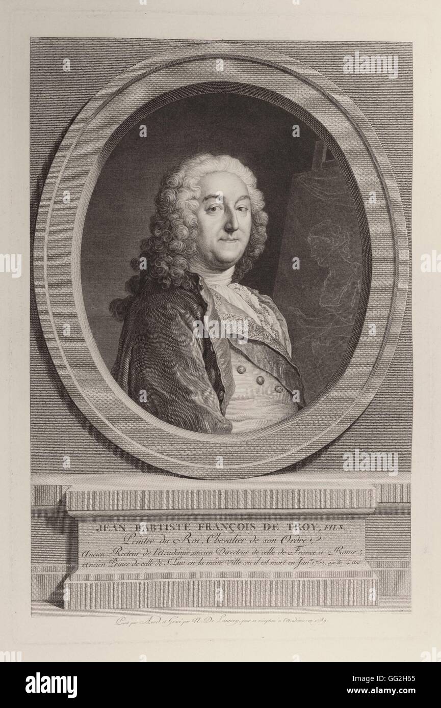 Jean-Baptiste-François de Troy (1679-1752), französische historische Maler Stockfoto