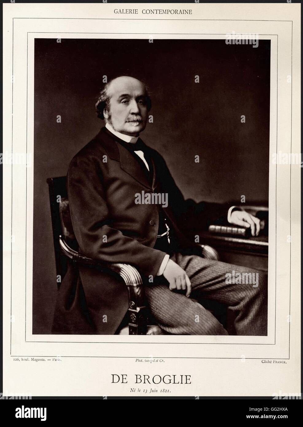 Albert de Broglie (18211901), französischer Staatsmann, Sohn von