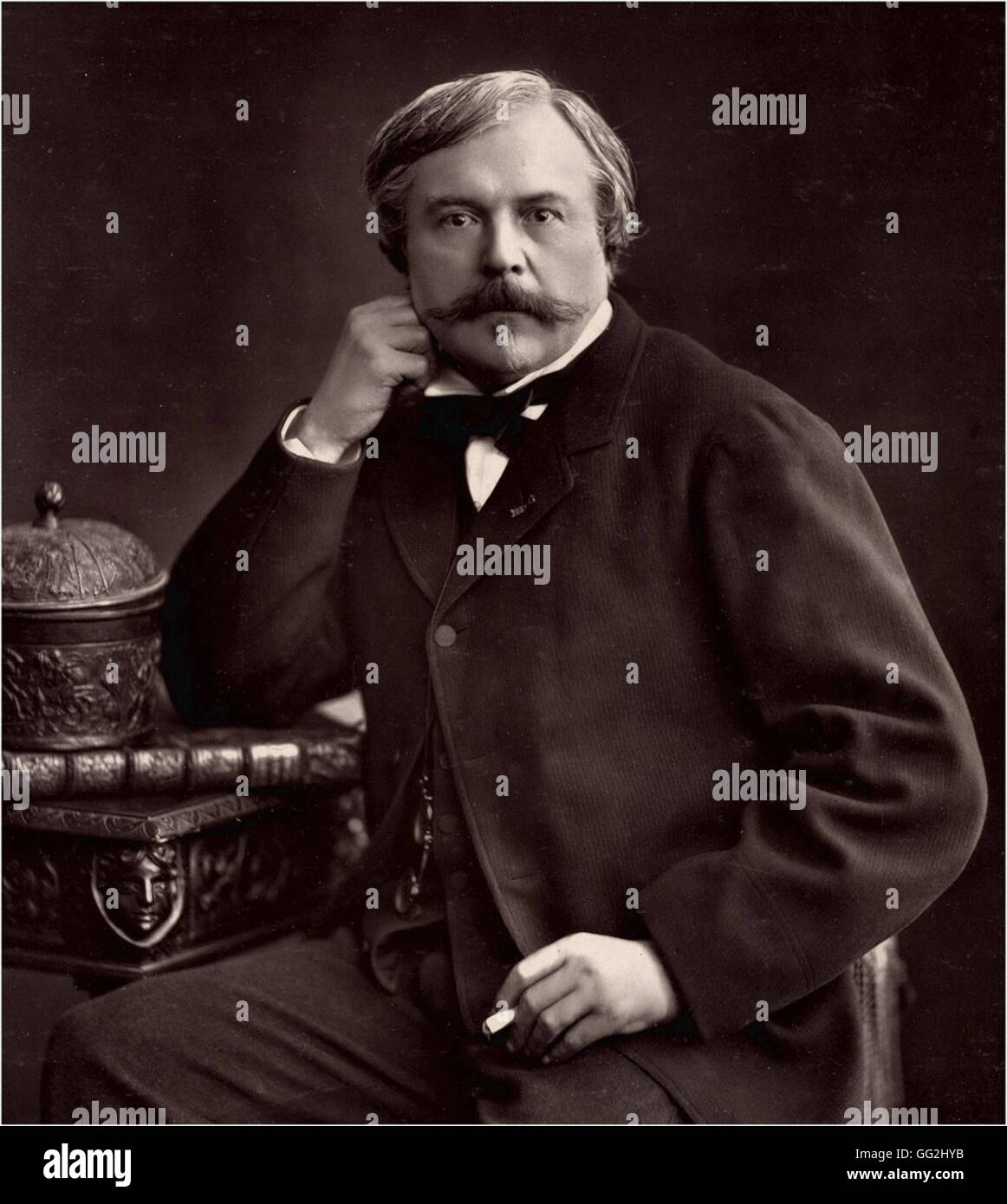 Edmond de Goncourt (1822 – 1896), französischer Schriftsteller, Gründer der Académie Goncourt Foto von Nadar Stockfoto