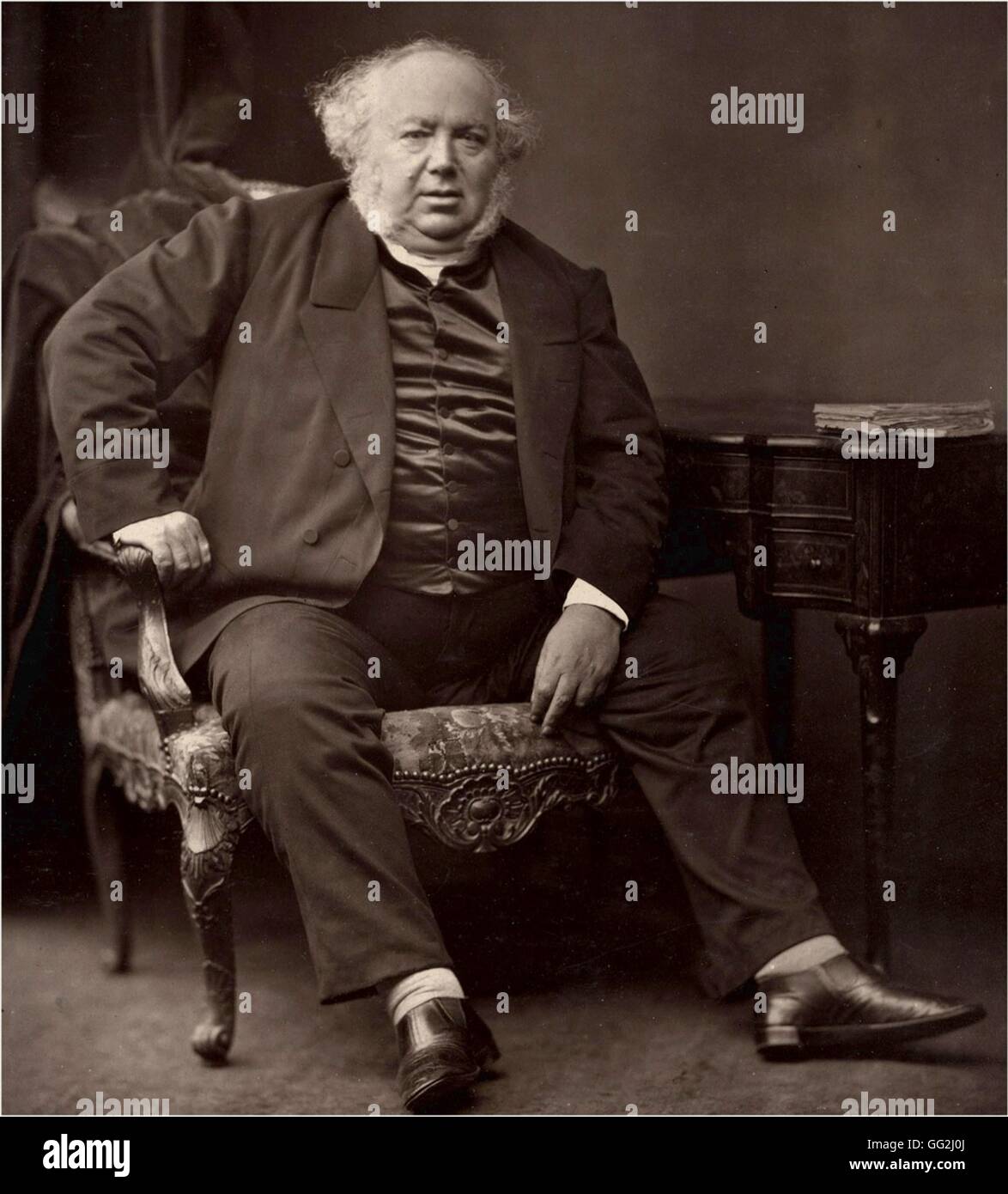 Porträt von Jules Janin (1804-1874), französischer Schriftsteller Foto von Bertall Stockfoto