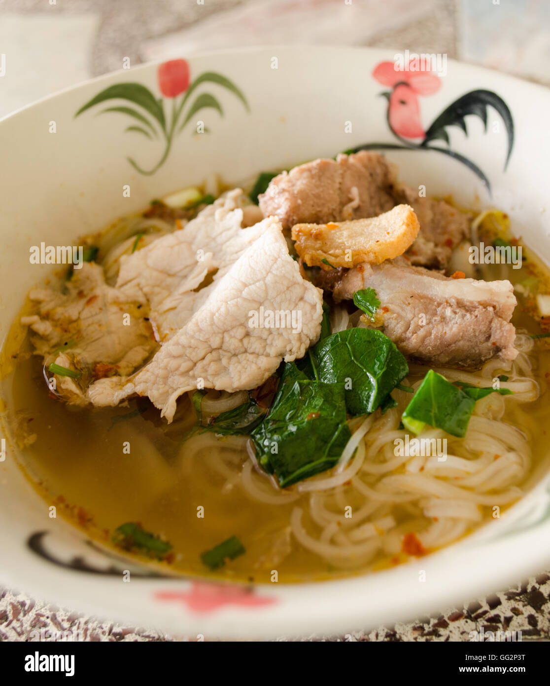 pikante Nudel von Sukhothai Stockfoto