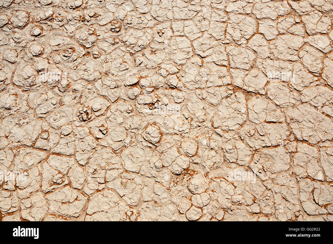 Namibia Sossusvlei Flussbett ausgetrocknet. Stockfoto