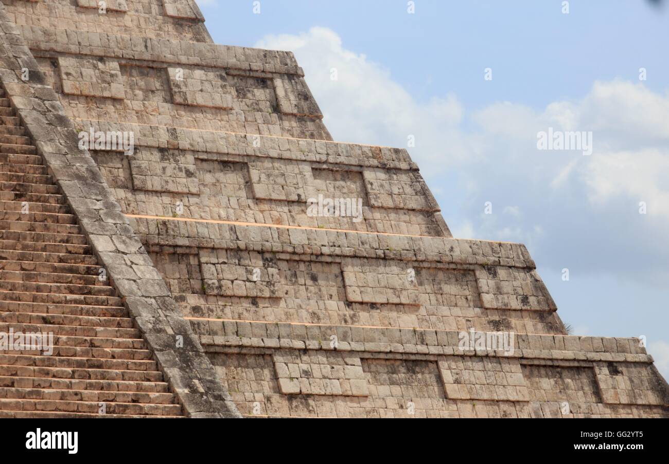 Die historischen Maya-Stätte Chichén Itzá auf der Yucatan Halbinsel von Mexiko, Zentralamerika. Stockfoto