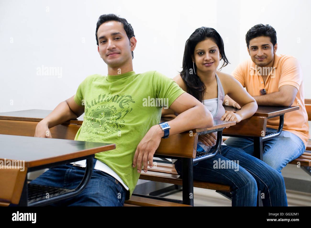College-Studenten in einem Klassenzimmer Stockfoto
