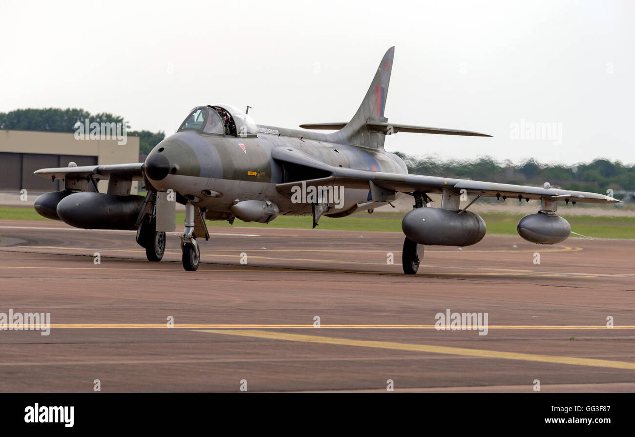 Hawker Hunter, ZZ191 Teilnahme an der Royal International Air Tattoo 2016 Stockfoto