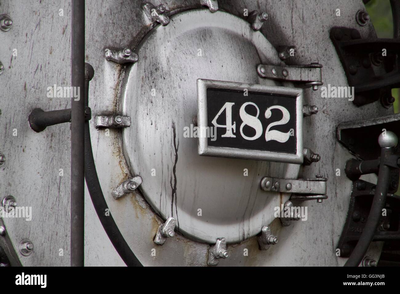 Amerikanische Dampf Lok Nr. 482 & SNG Stockfoto